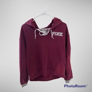 Pink Victoria Secret Crop Top Sweater